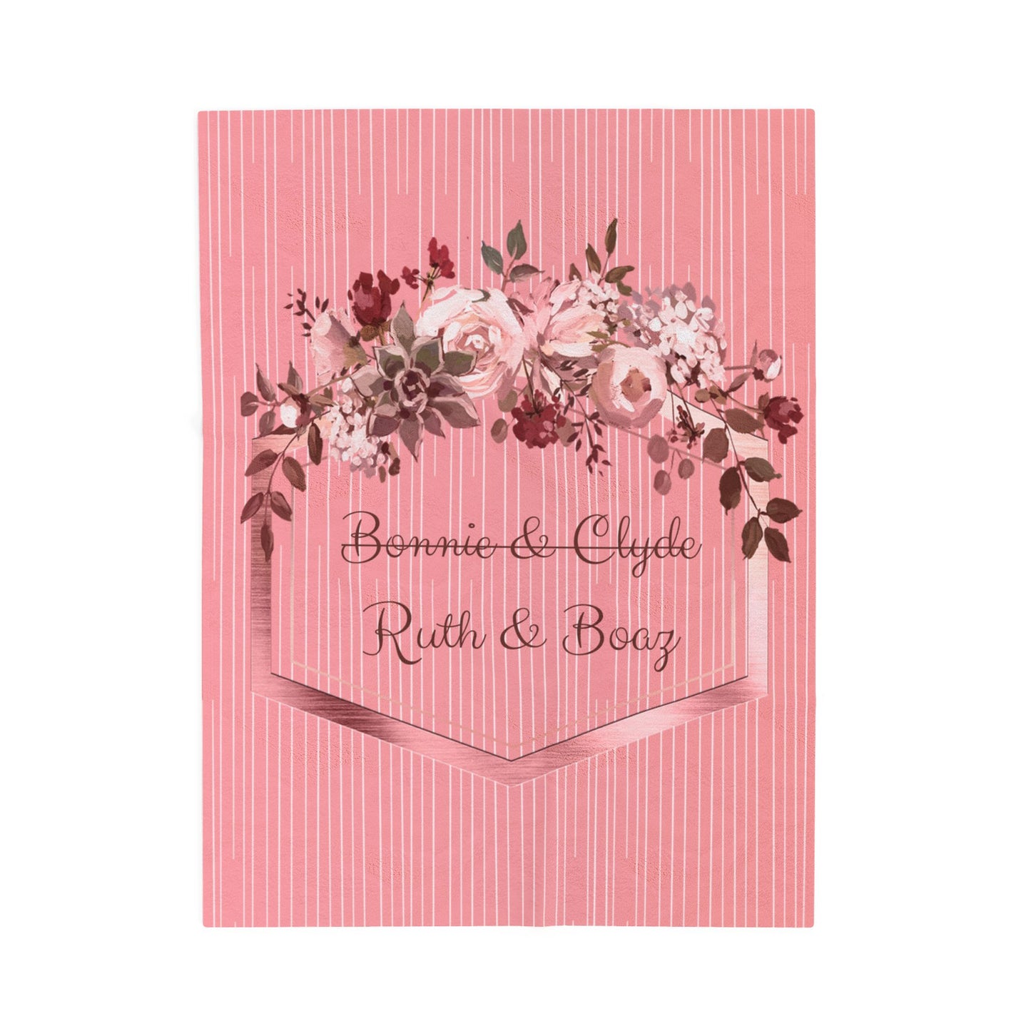 Ruth & Boaz Velveteen Plush Blanket