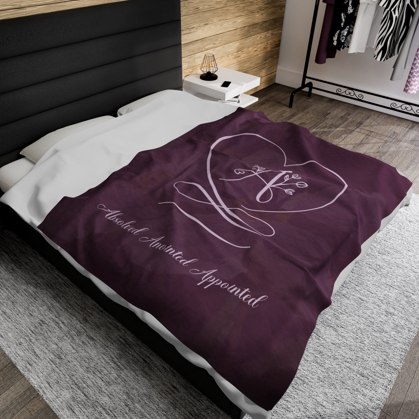Anointed 2 Velveteen Plush Blanket