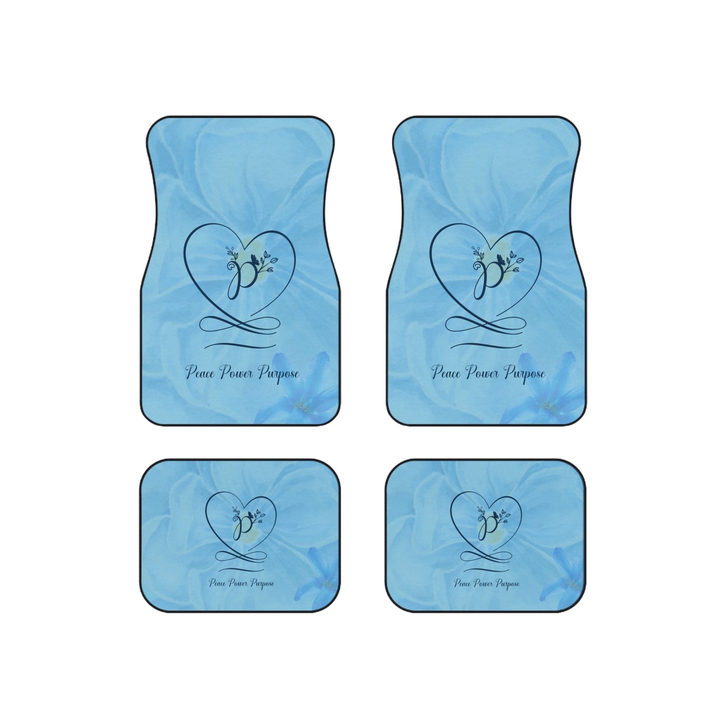 Peace Car Mats (Set of 4)