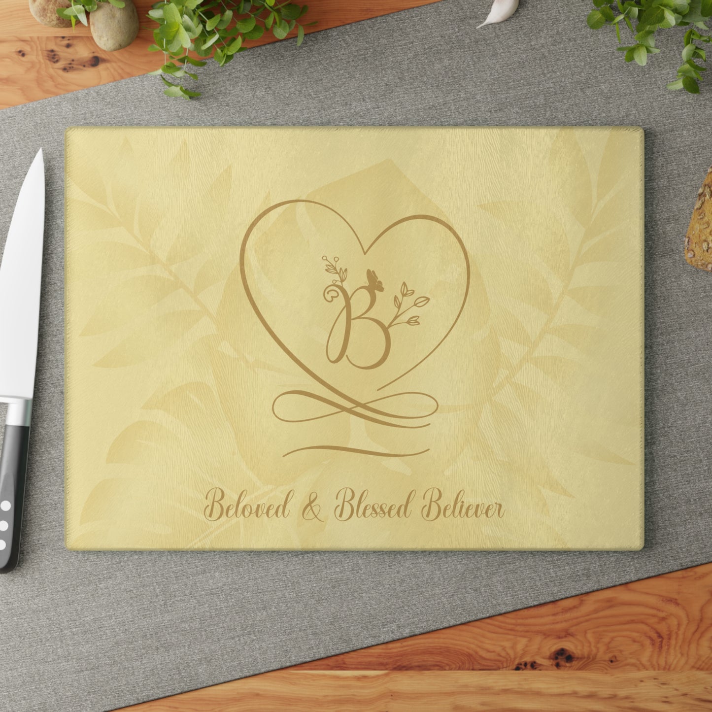 Beloved 2 Glass Cutting Board
