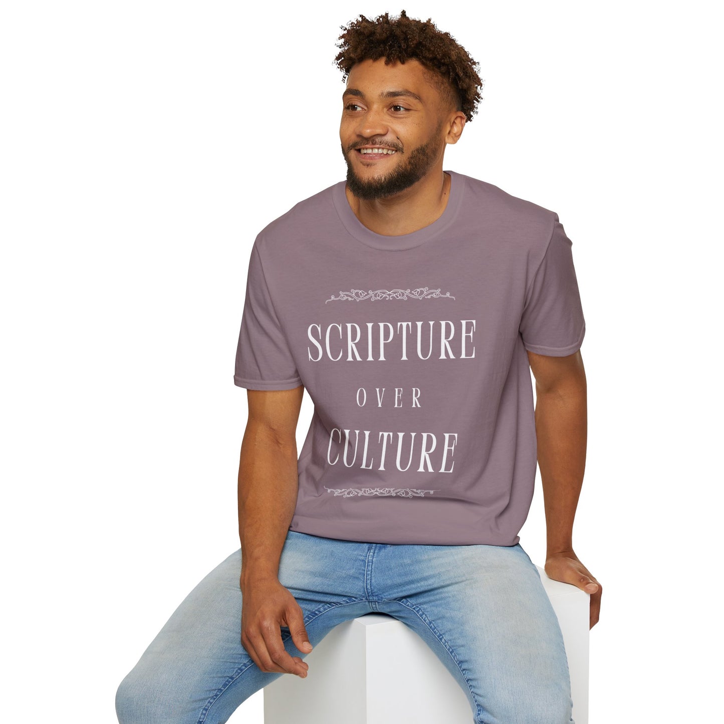 Scripture over Culture Unisex Softstyle T-Shirt