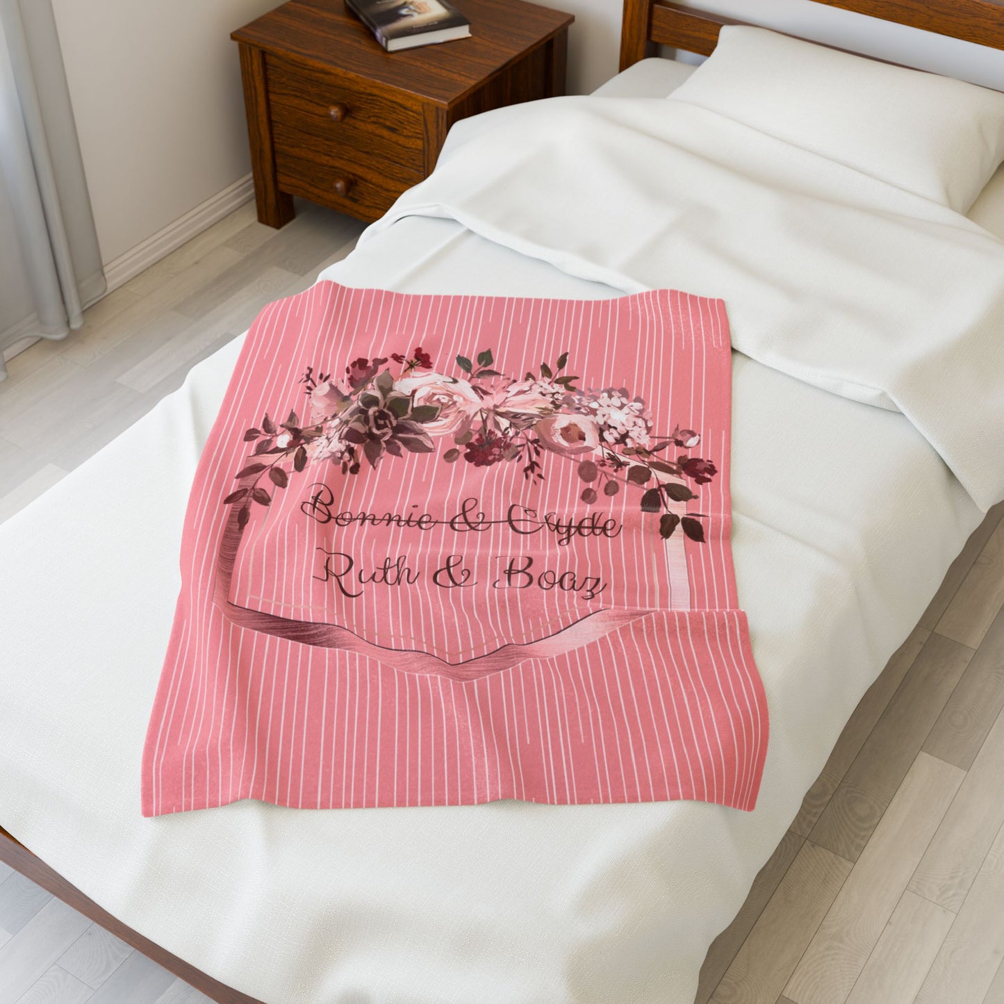 Ruth & Boaz Velveteen Plush Blanket