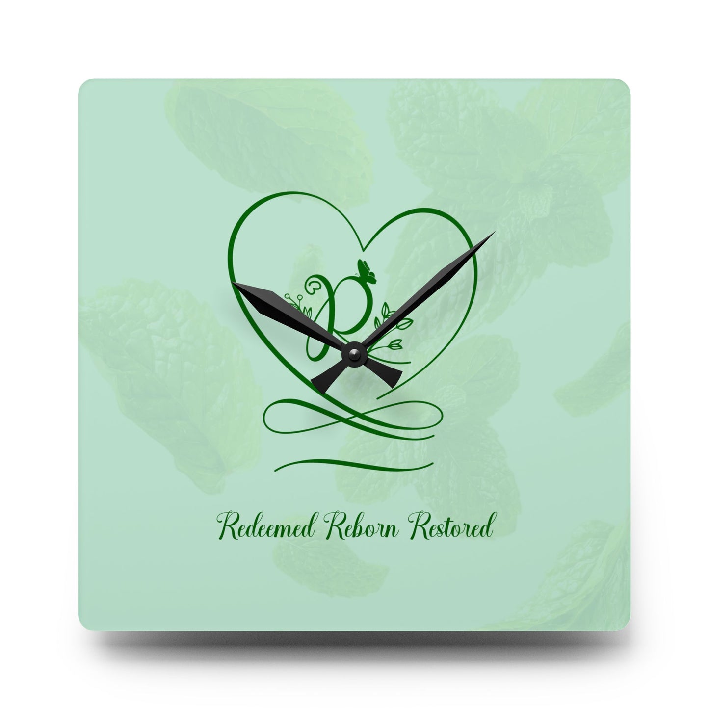 Redeemed 2 Acrylic Wall Clock