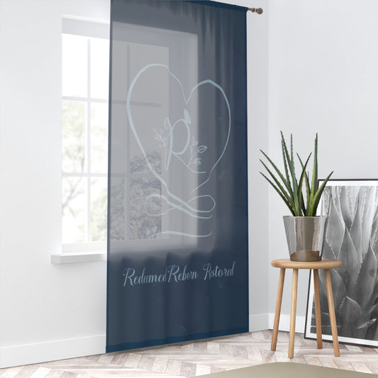 Redeemed Sheer Window Curtain