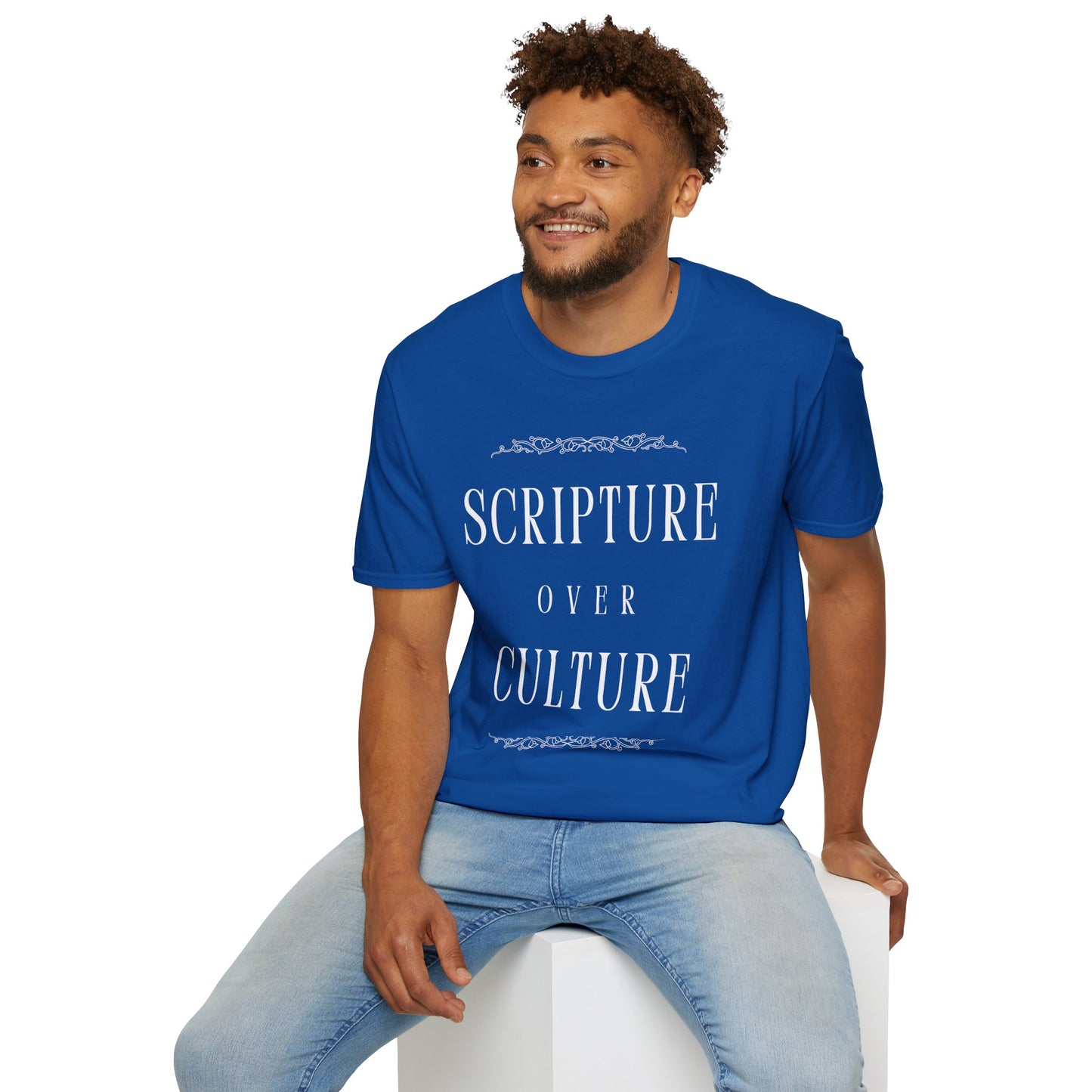 Scripture over Culture Unisex Softstyle T-Shirt