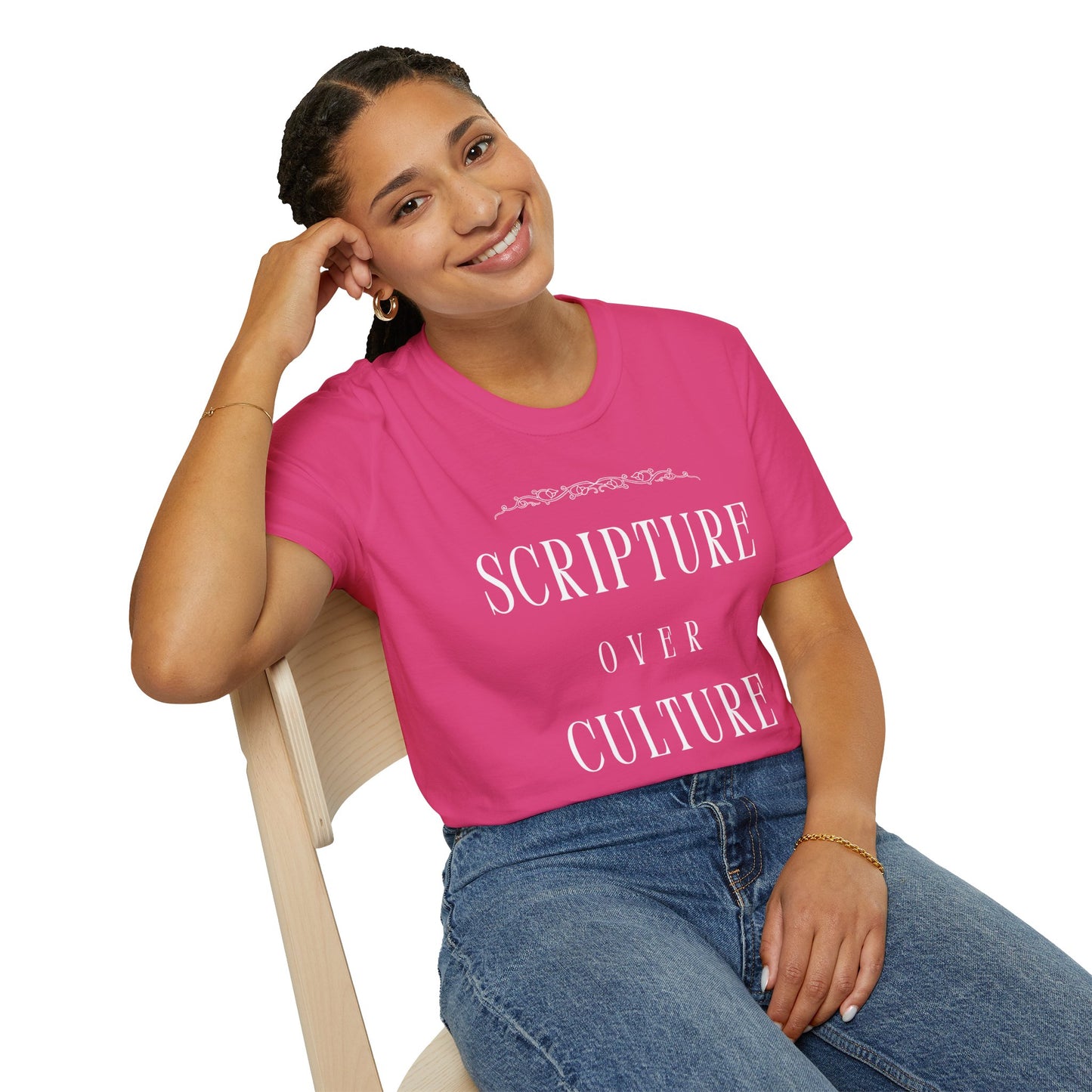 Scripture over Culture Unisex Softstyle T-Shirt