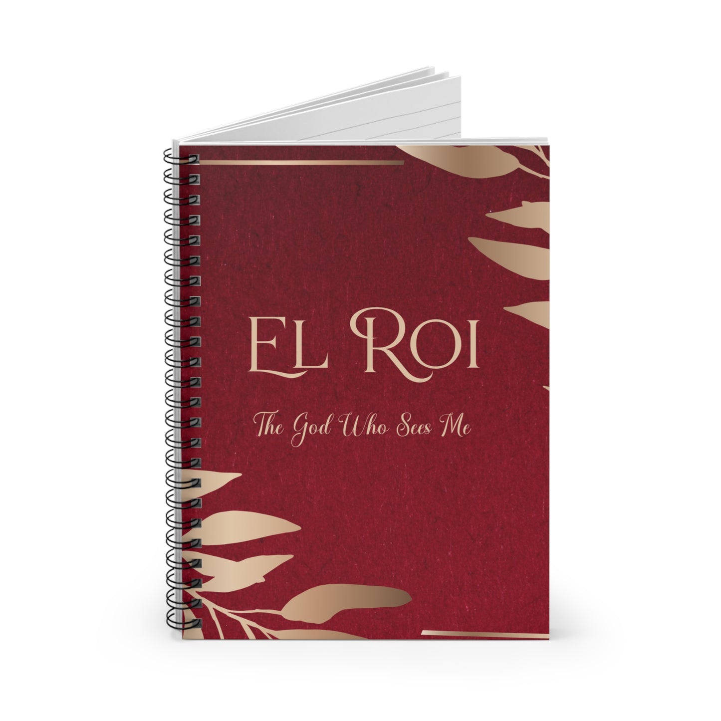 El Roi (Ruby) Spiral Notebook - Ruled Line