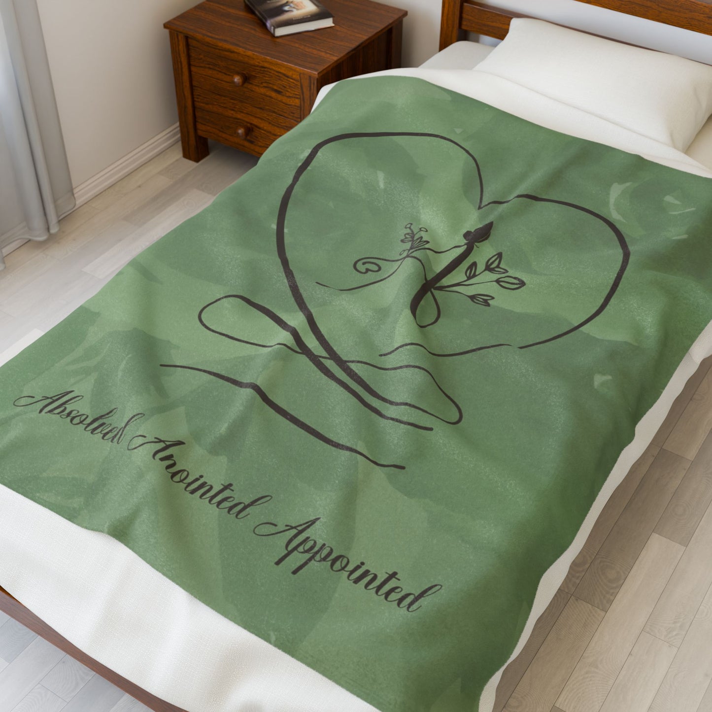 Anointed Velveteen Plush Blanket