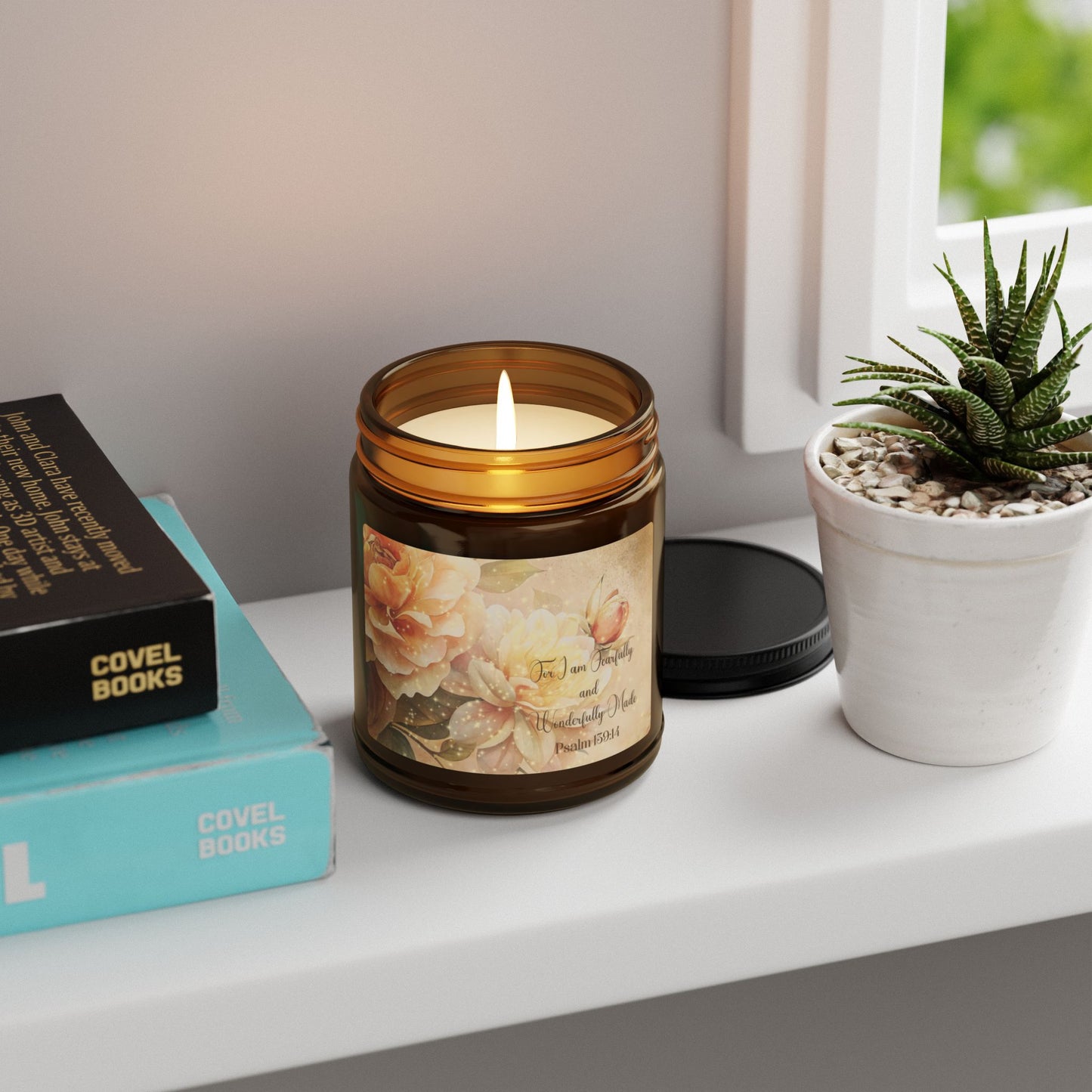 Fearfully Made  Soy Candle (Multi-Size, Amber Jar)