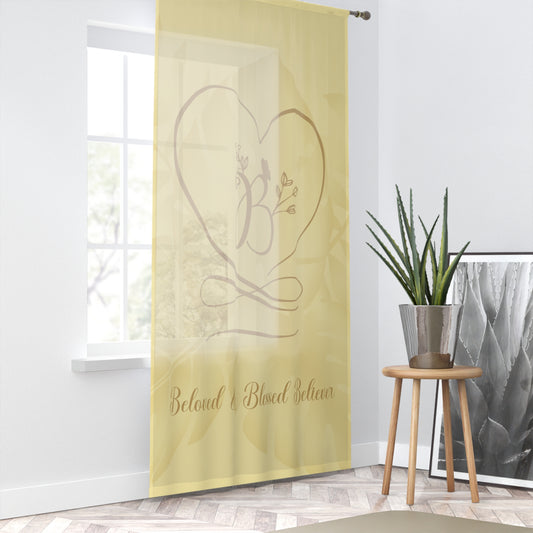Beloved 2 Sheer Window Curtain