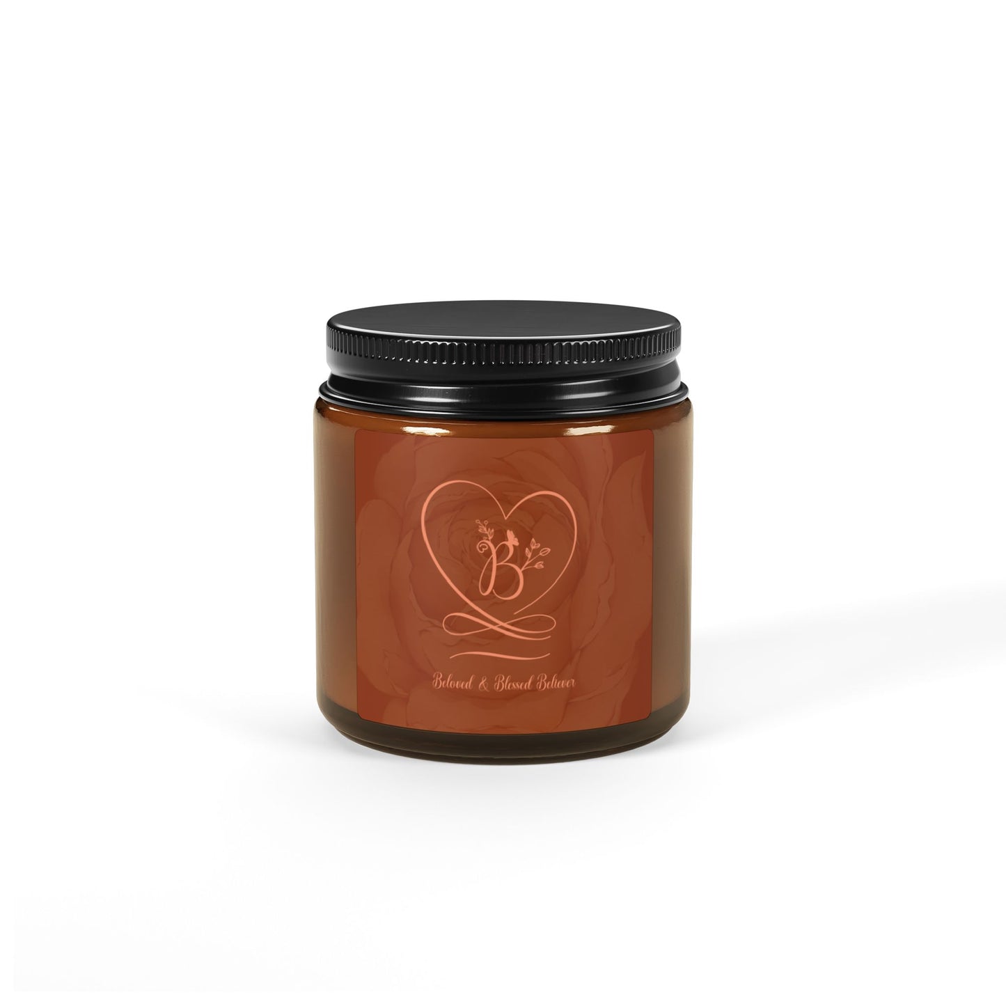 Beloved 2 Scented Soy Candle (Multi-Size, Amber Jar)