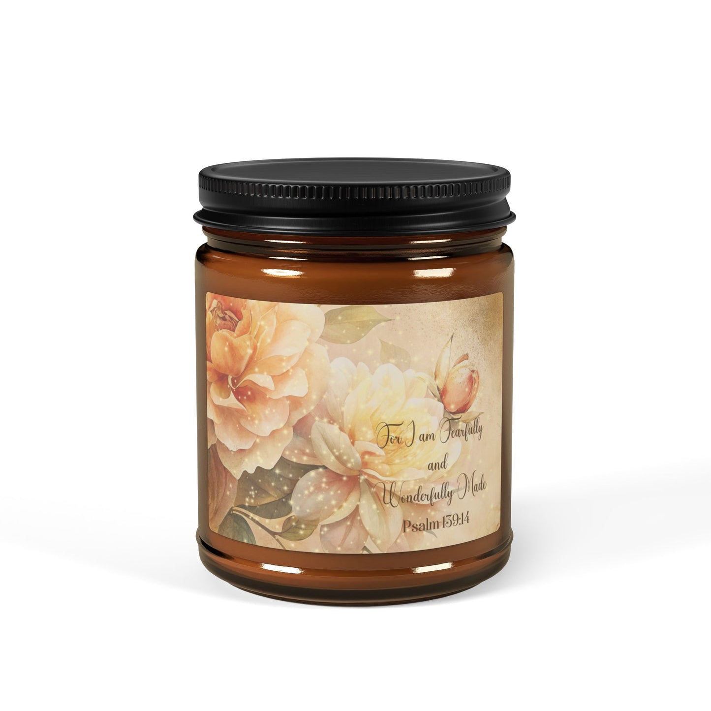 Fearfully Made  Soy Candle (Multi-Size, Amber Jar)
