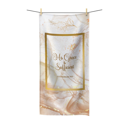 His Grace (Beige/Gold) Towel