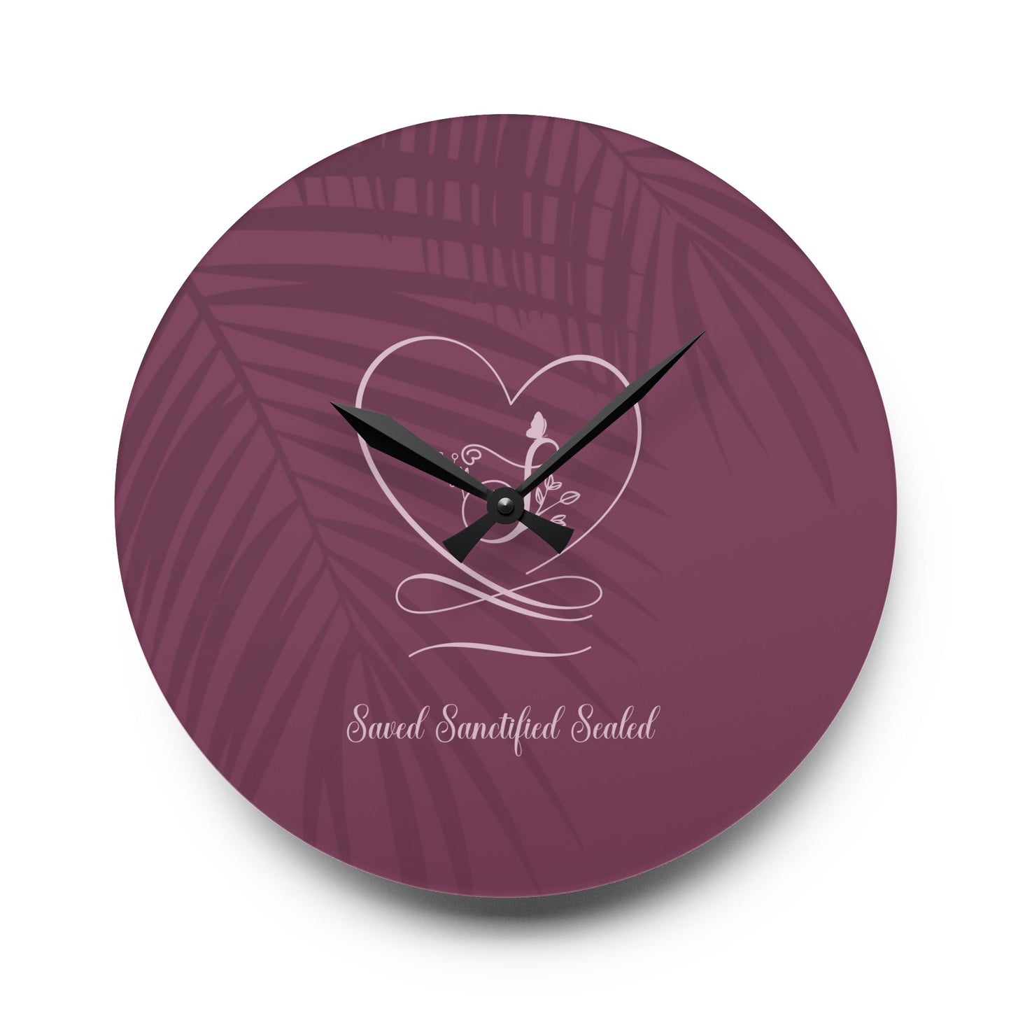 Saved 2 Acrylic Wall Clock -