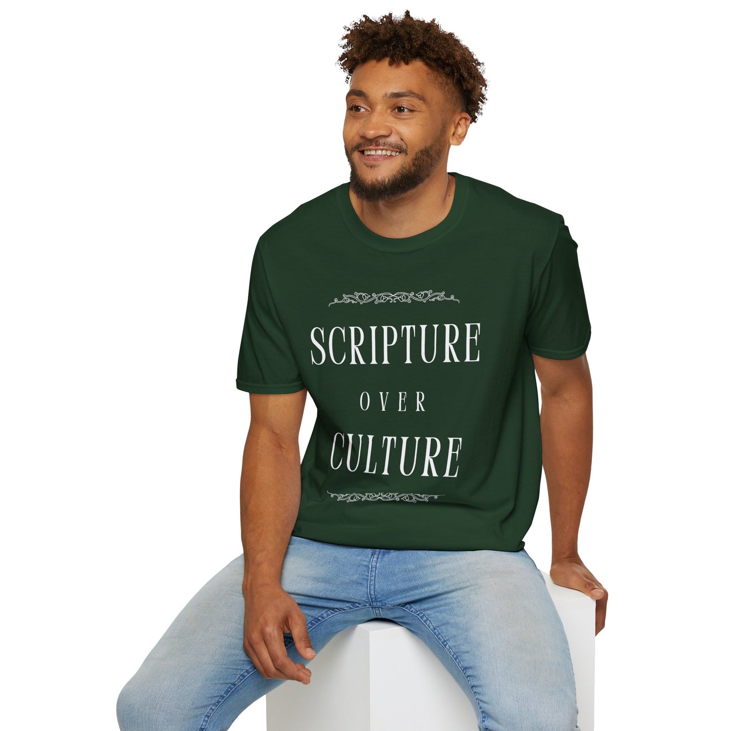 Scripture over Culture Unisex Softstyle T-Shirt