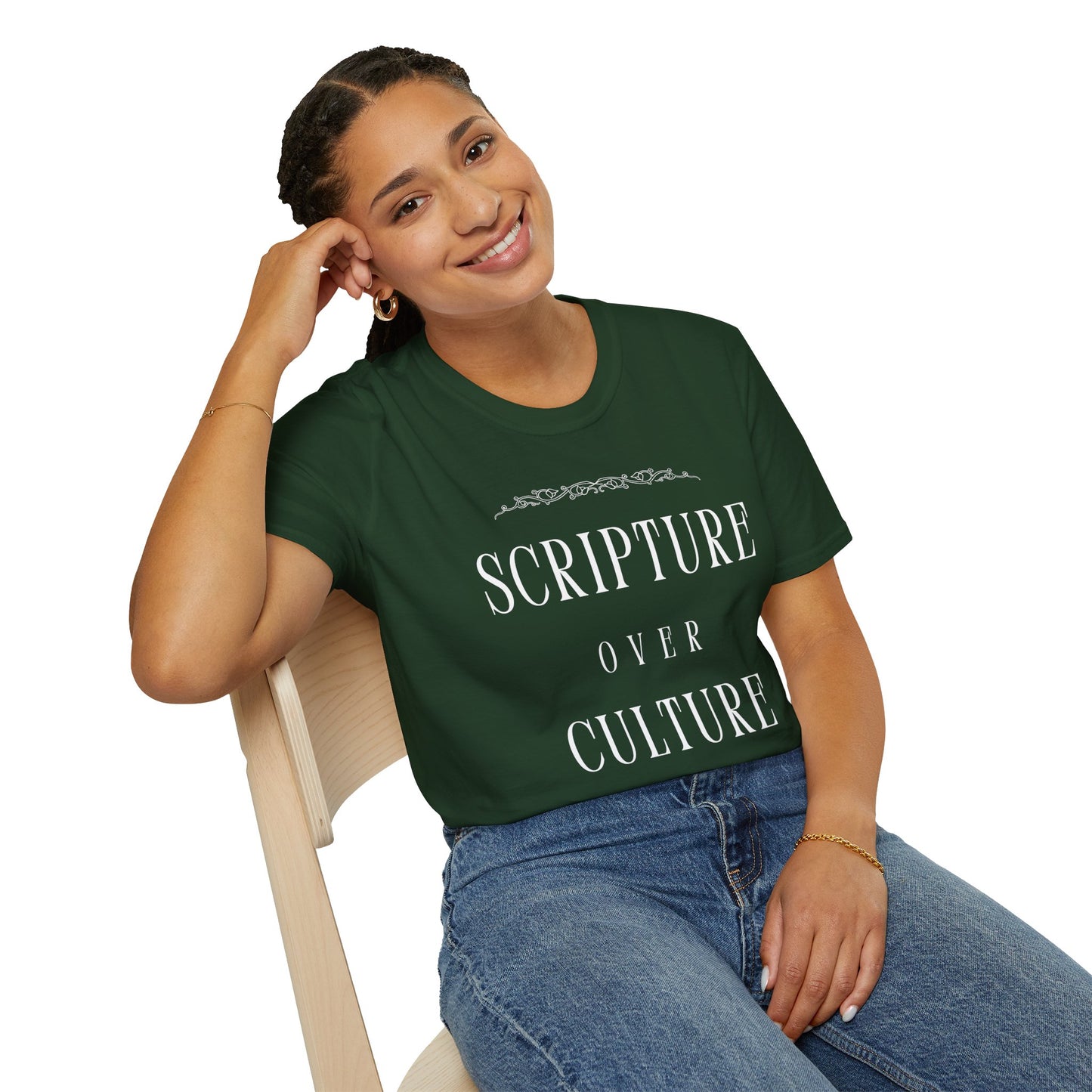 Scripture over Culture Unisex Softstyle T-Shirt