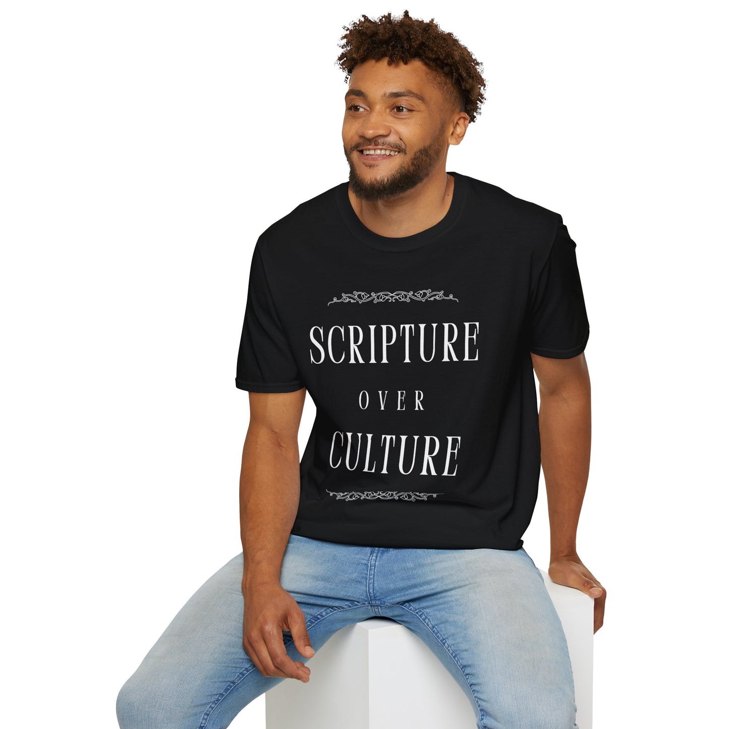 Scripture over Culture Unisex Softstyle T-Shirt