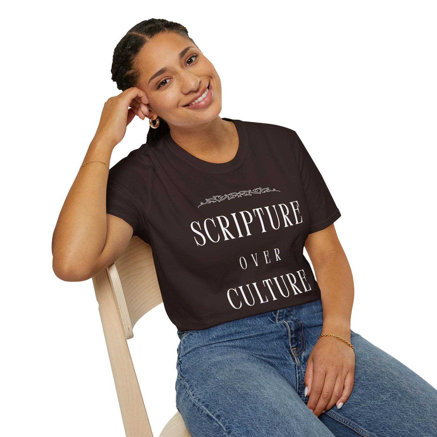 Scripture over Culture Unisex Softstyle T-Shirt