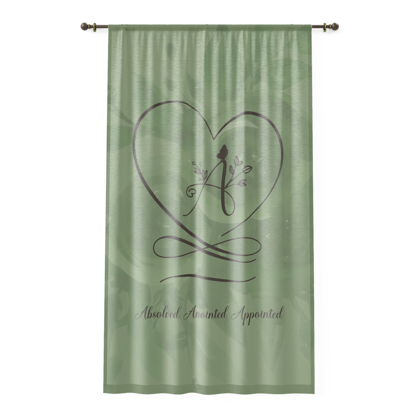 Anointed Sheer Window Curtain