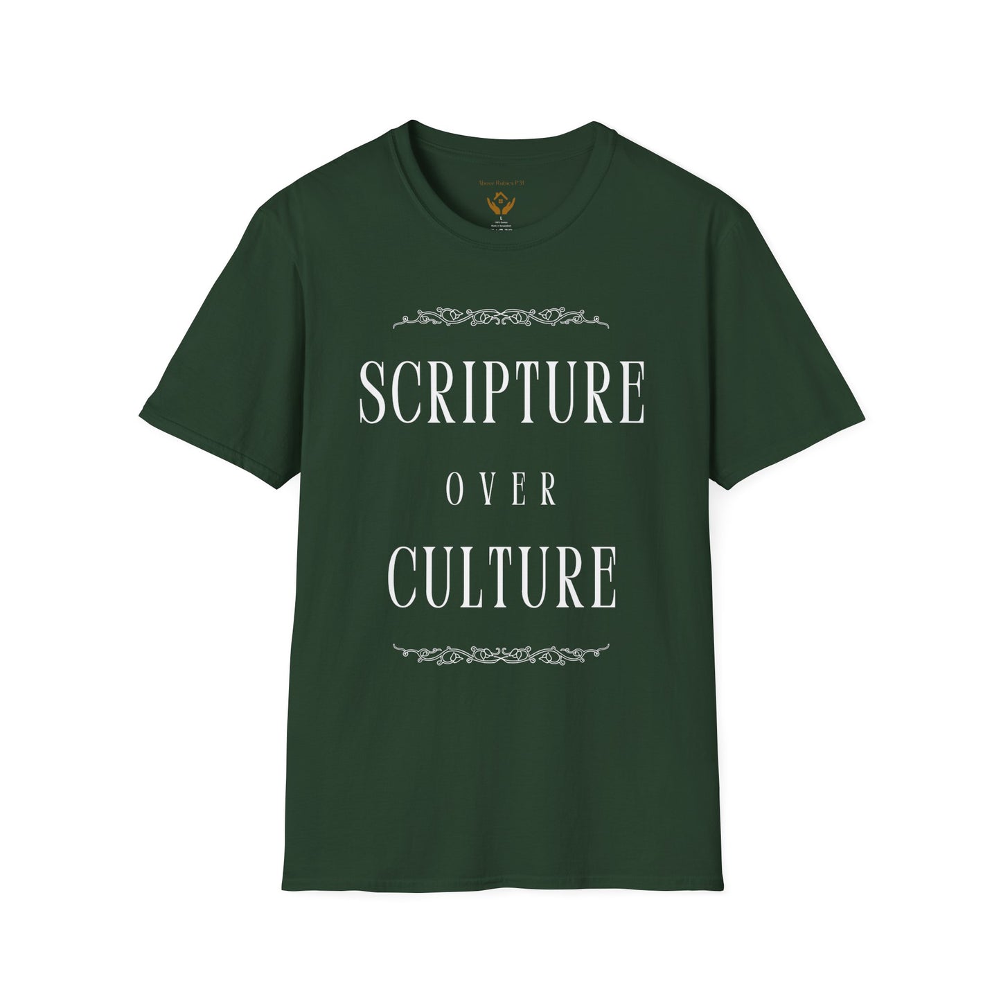 Scripture over Culture Unisex Softstyle T-Shirt