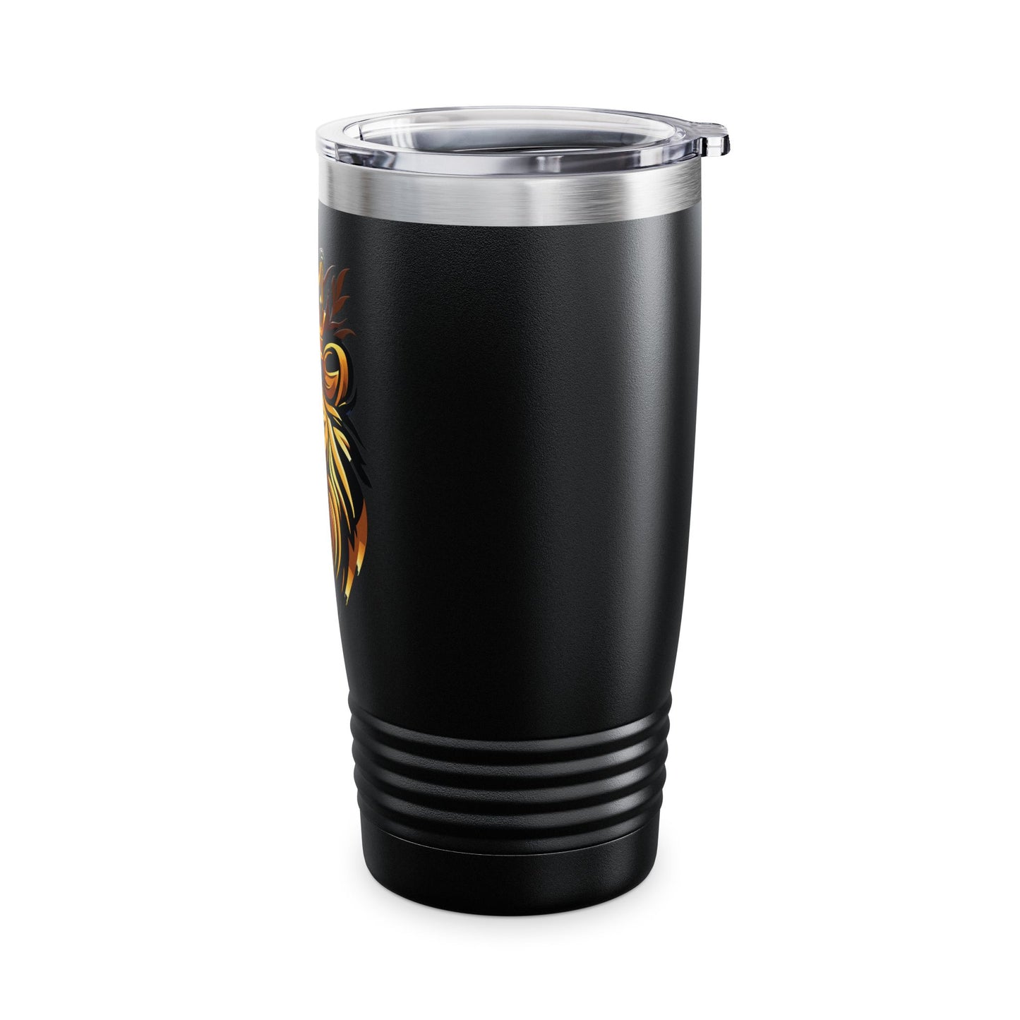 Lion of the Tribe of Judah (Brown Print) Ringneck Tumbler, 20oz