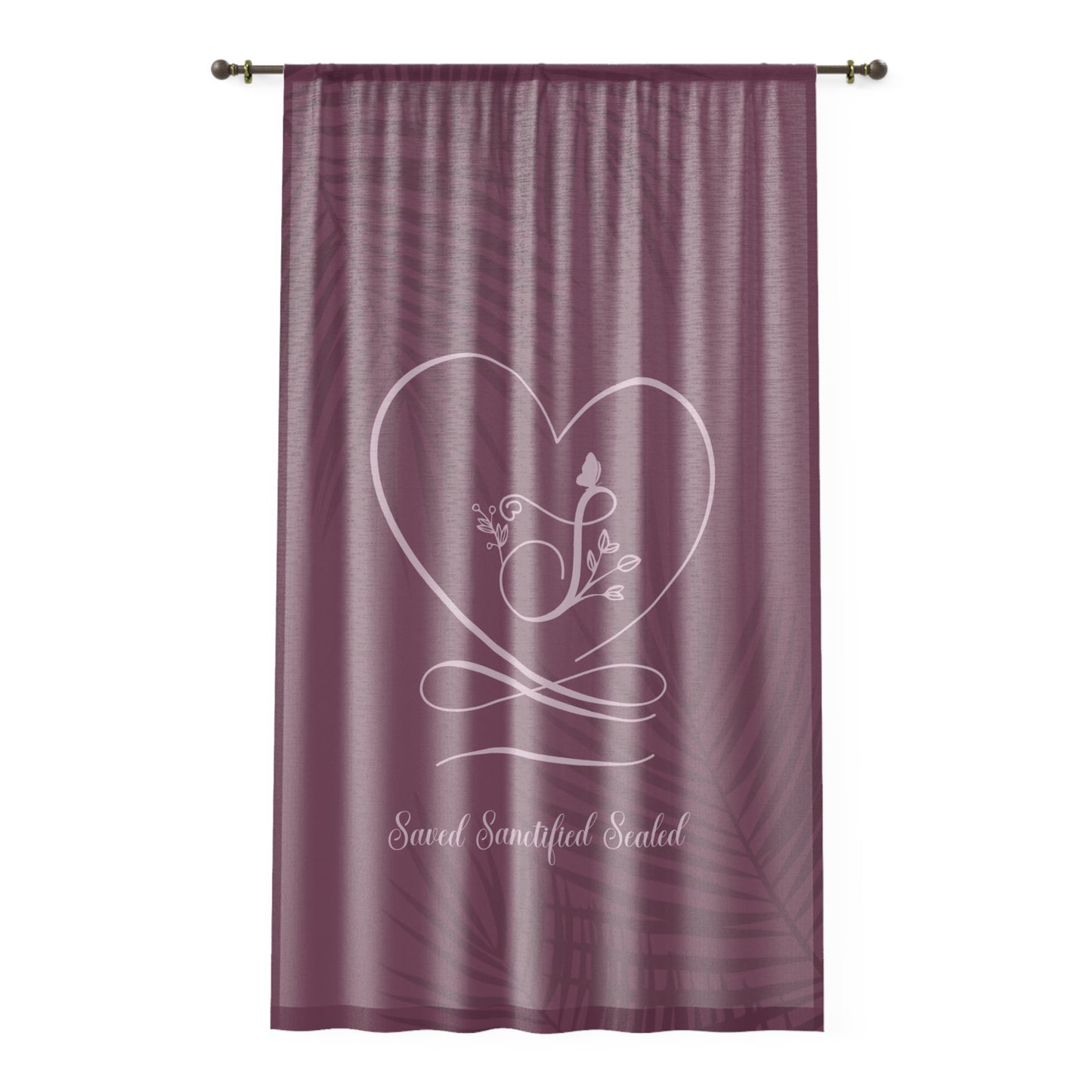 Saved 2 Sheer Window Curtain