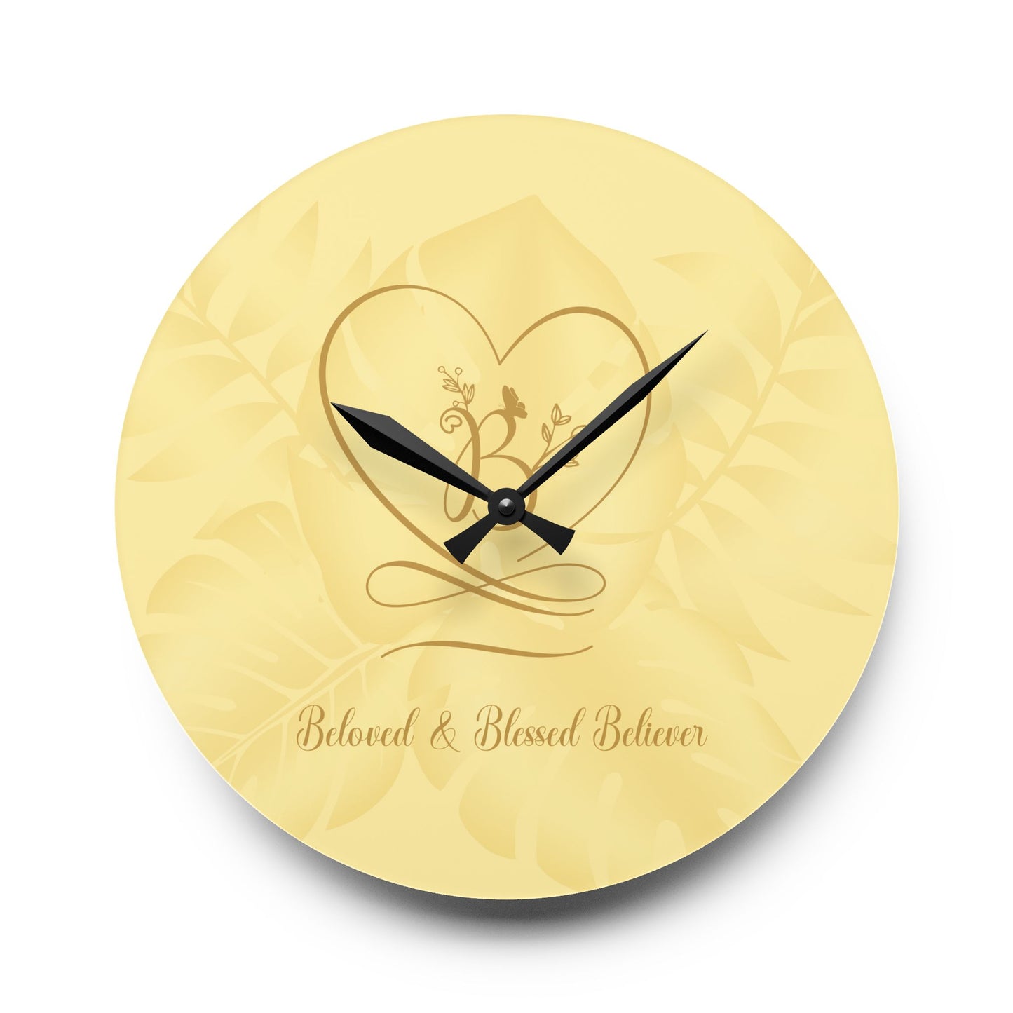Beloved 2 Acrylic Wall Clock