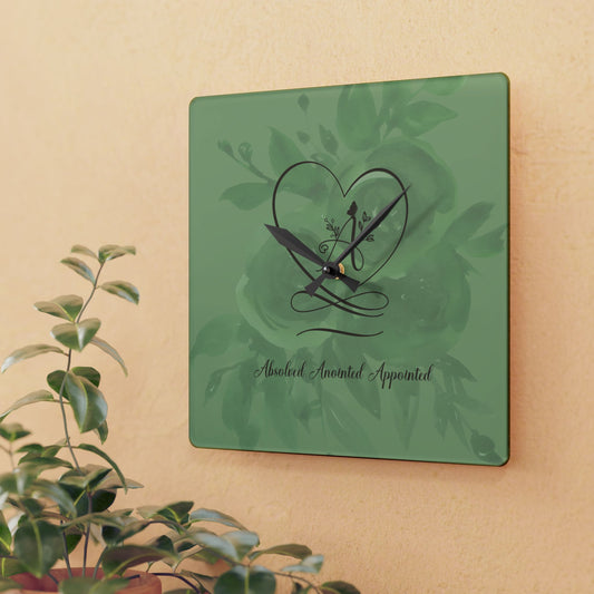 Anointed Acrylic Wall Clock -