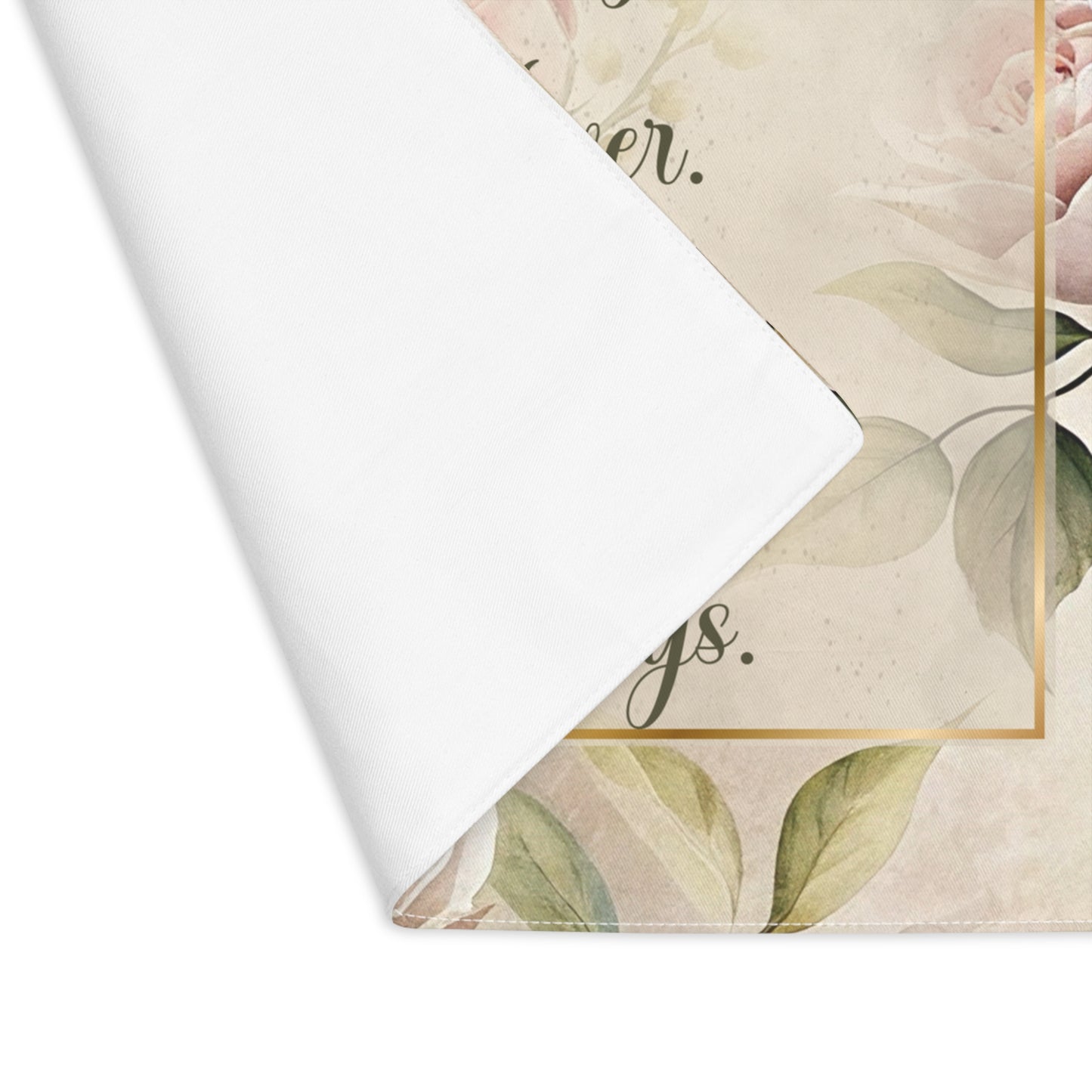 Lucky? Never - Blessed? Always Placemat, 1pc