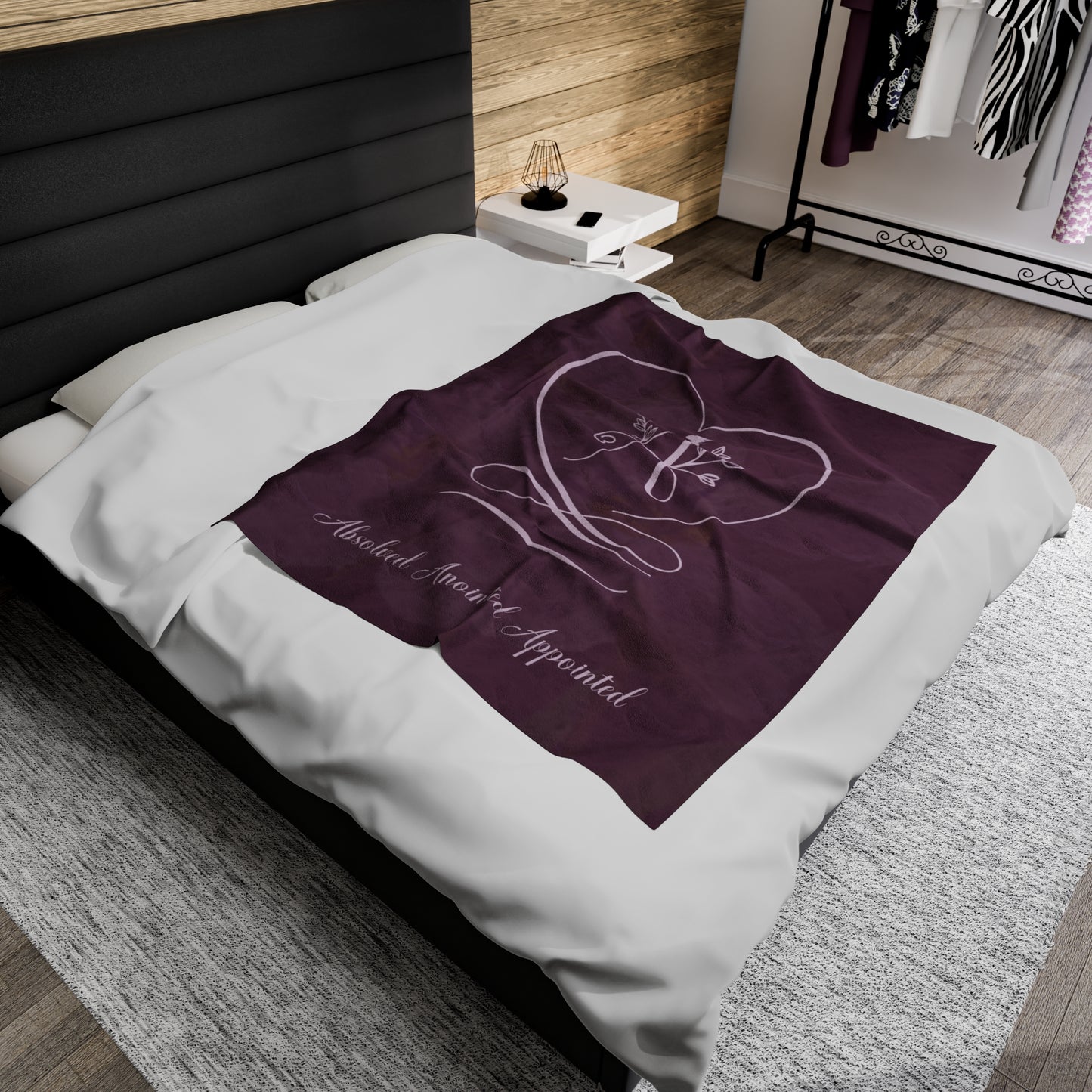 Anointed 2 Velveteen Plush Blanket