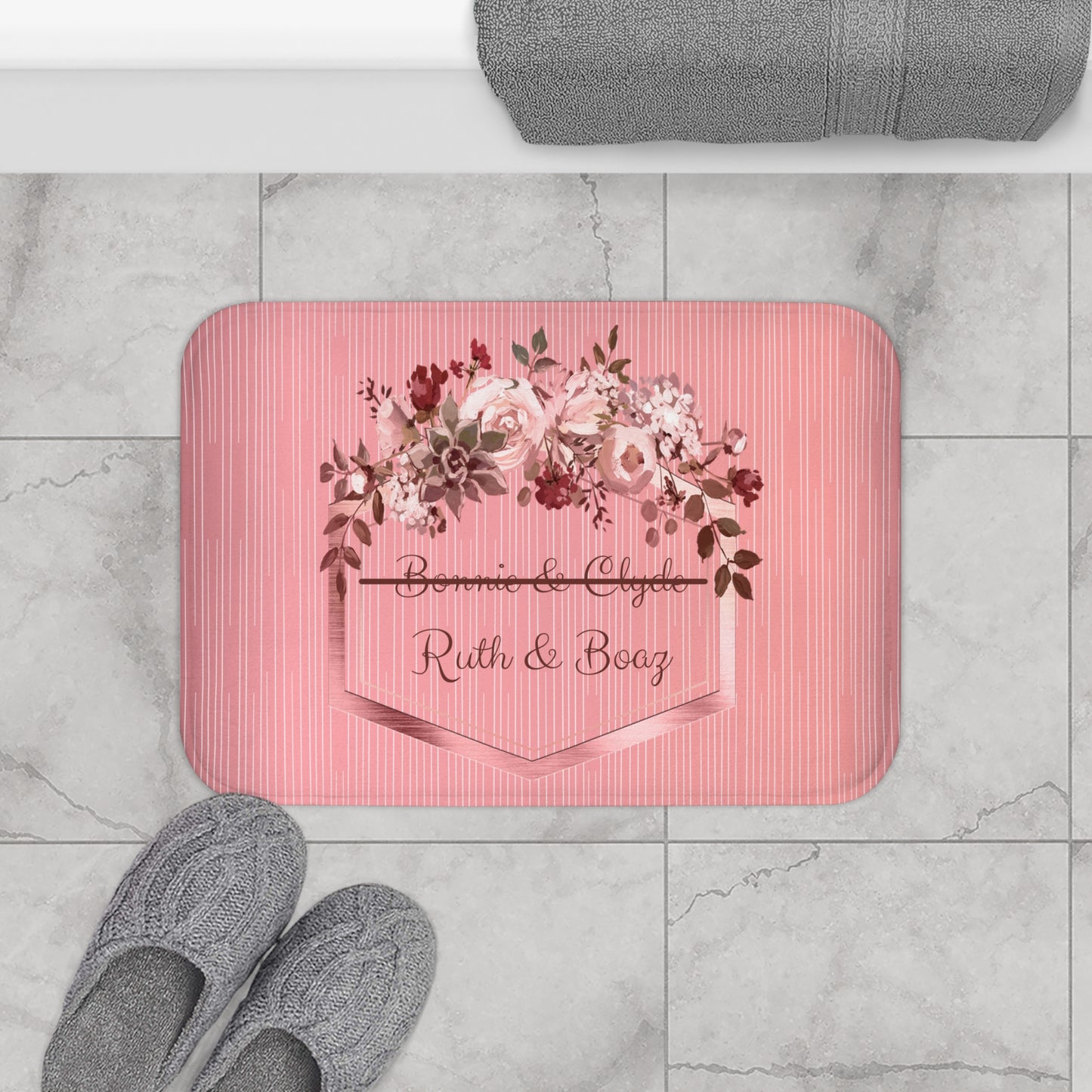 Ruth & Boaz Bath Mat