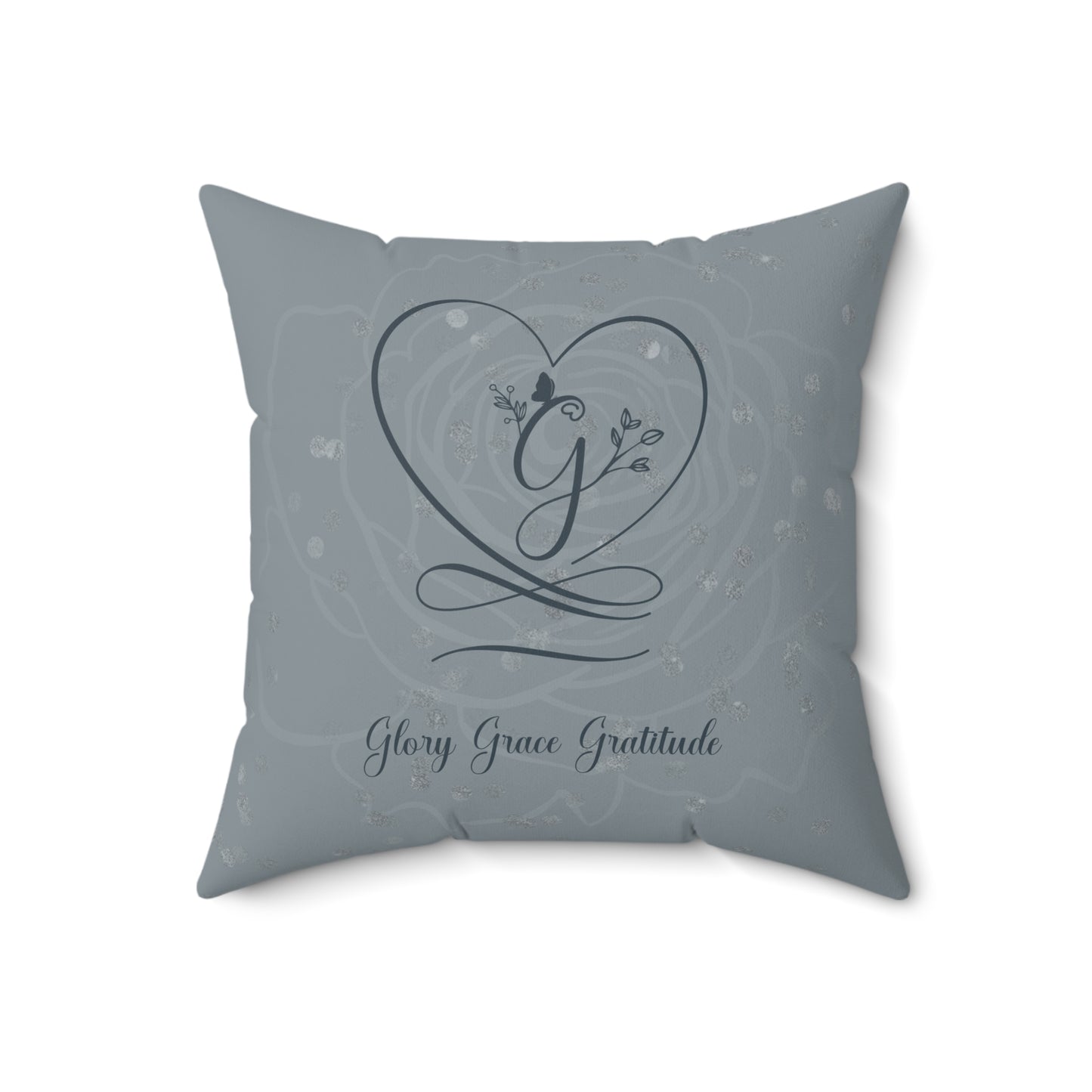 Grace 2 Polyester Square Pillow