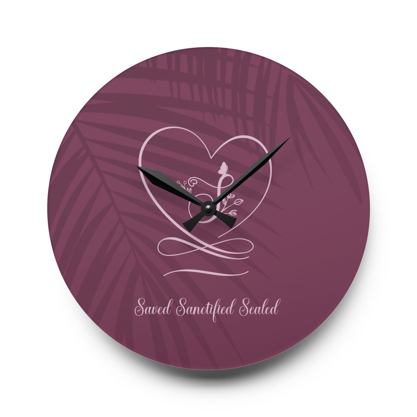 Saved 2 Acrylic Wall Clock -