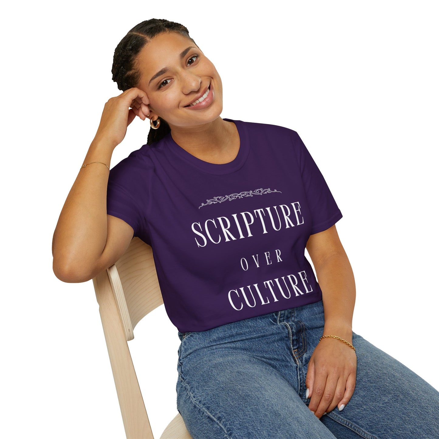 Scripture over Culture Unisex Softstyle T-Shirt
