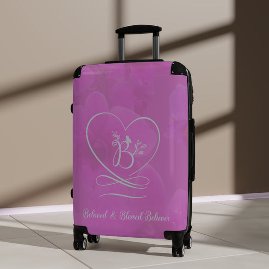 Beloved (Orchid/Dove Grey) Suitcase