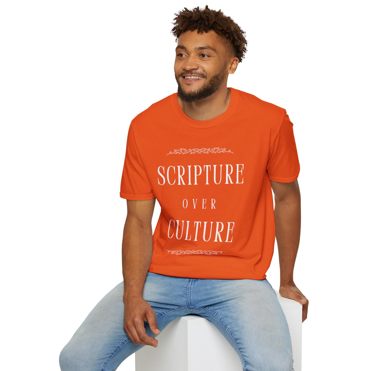 Scripture over Culture Unisex Softstyle T-Shirt