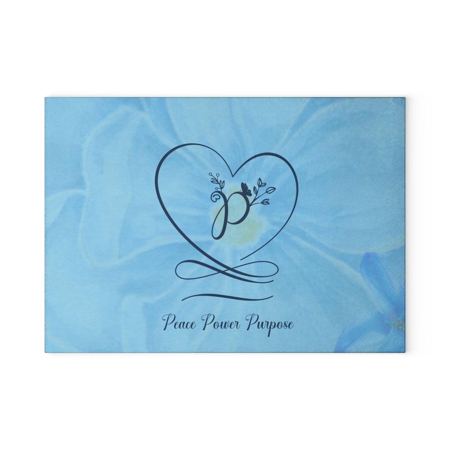 Peace Glass Cutting Board