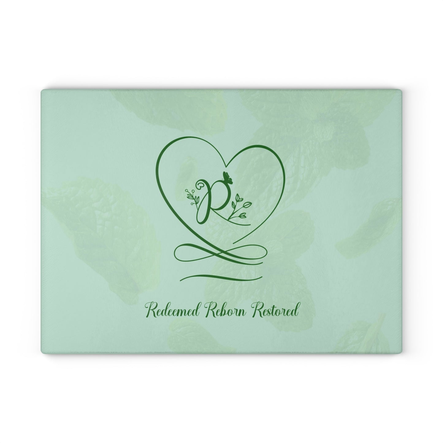 Redeemed 2 Glass Cutting Board