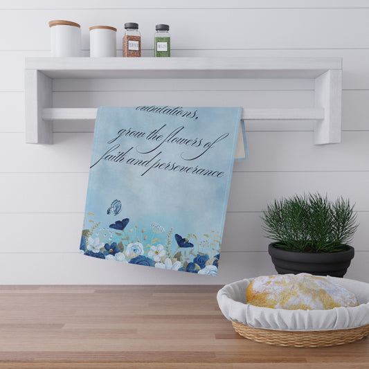 Flowers of Faith Tea Towels (cotton, poly)