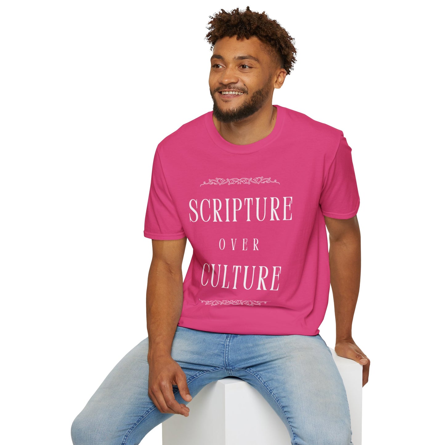Scripture over Culture Unisex Softstyle T-Shirt