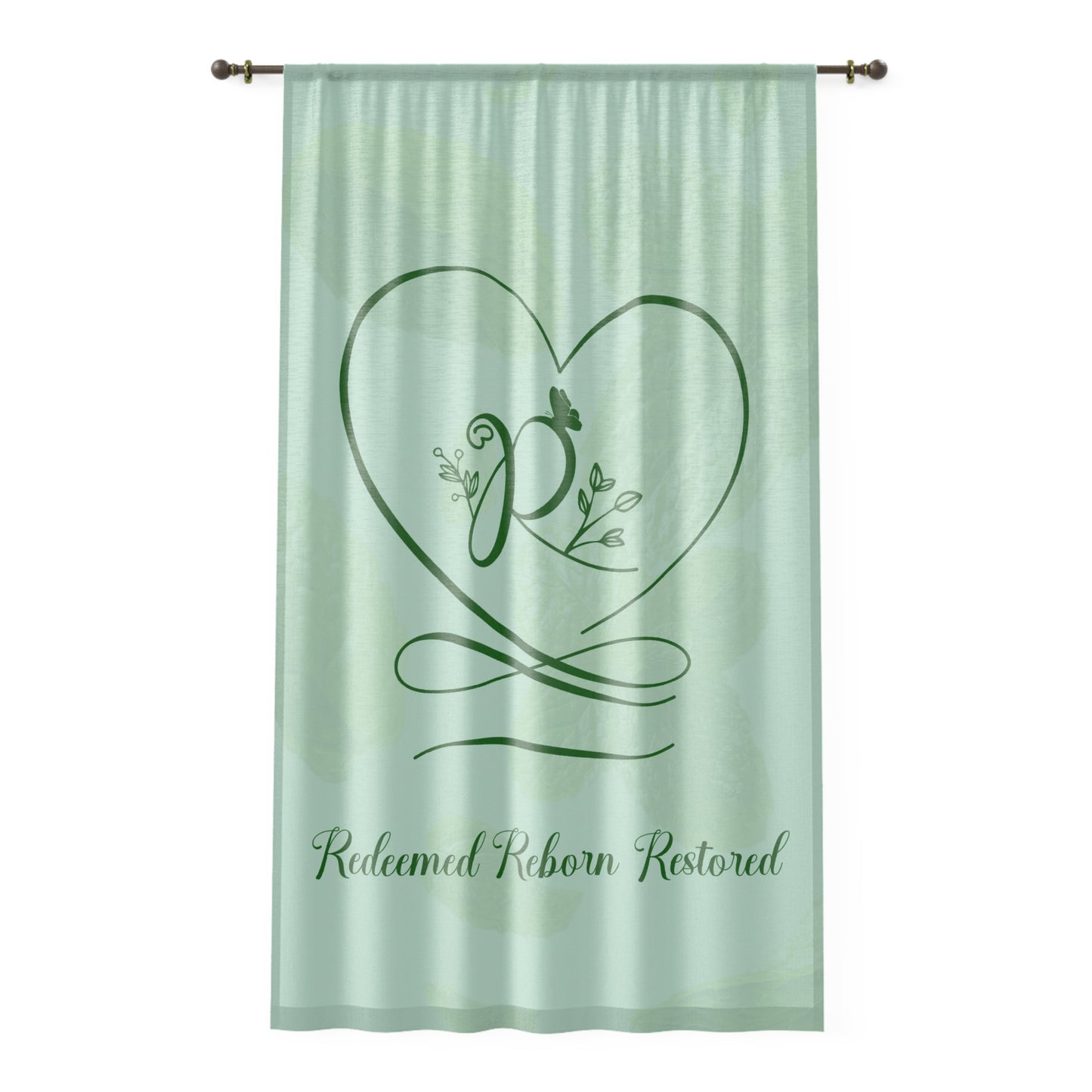 Redeemed 2 Sheer Window Curtain