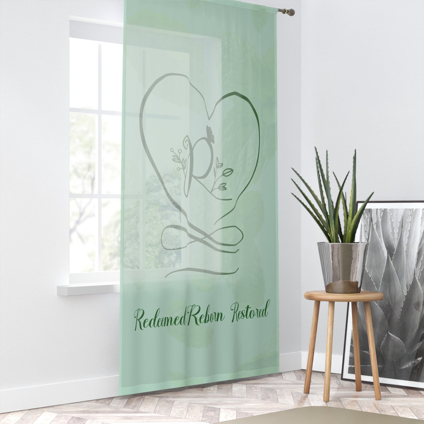 Redeemed 2 Sheer Window Curtain