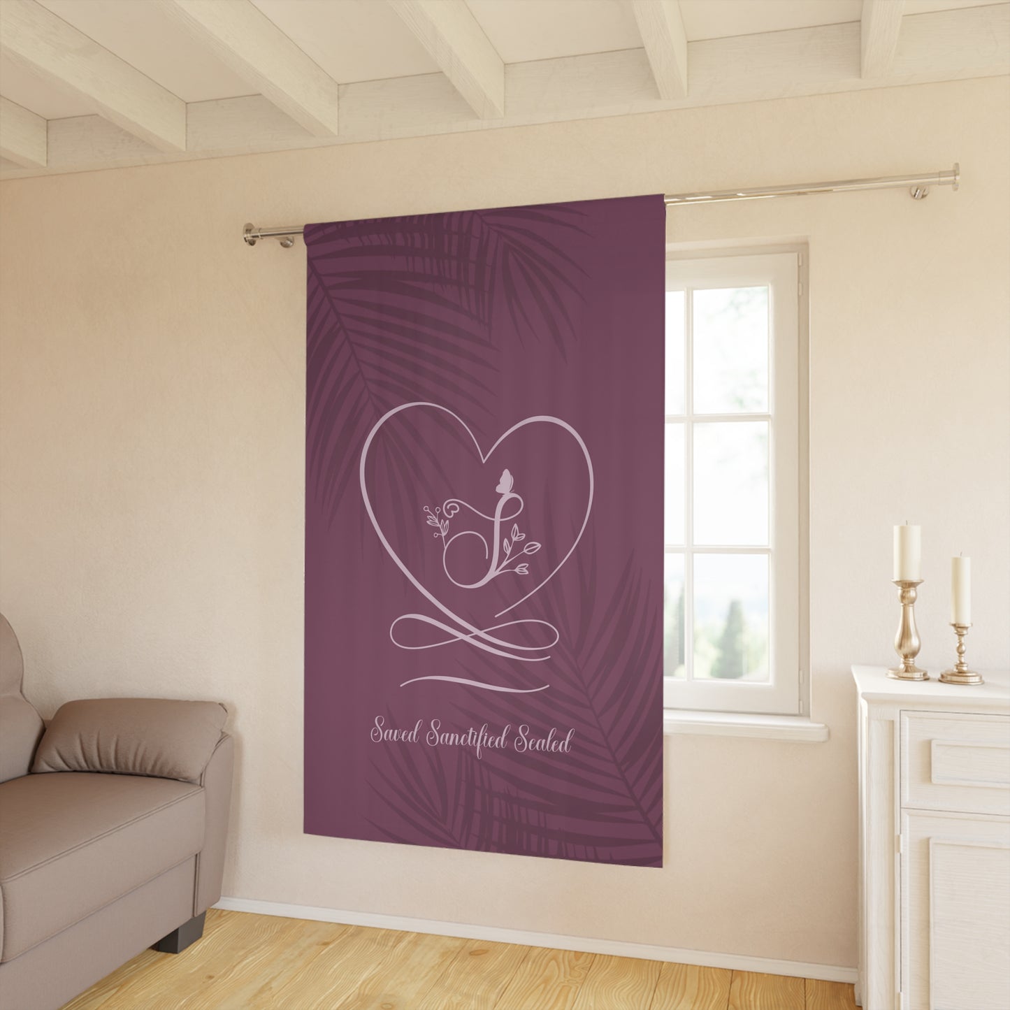 Saved 2 Window Curtains (1 Piece)