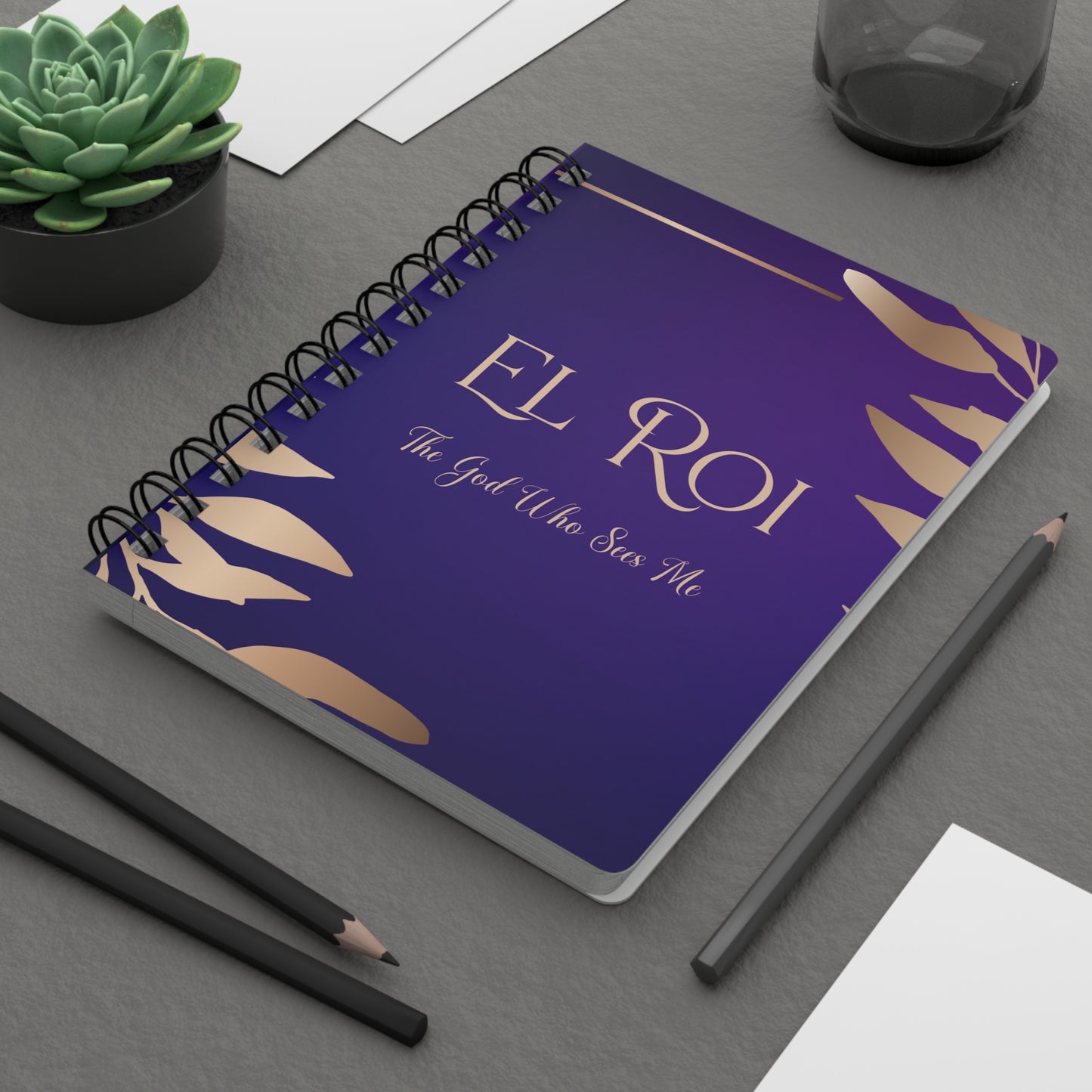 El Roi (Amethyst) Spiral Bound Journal