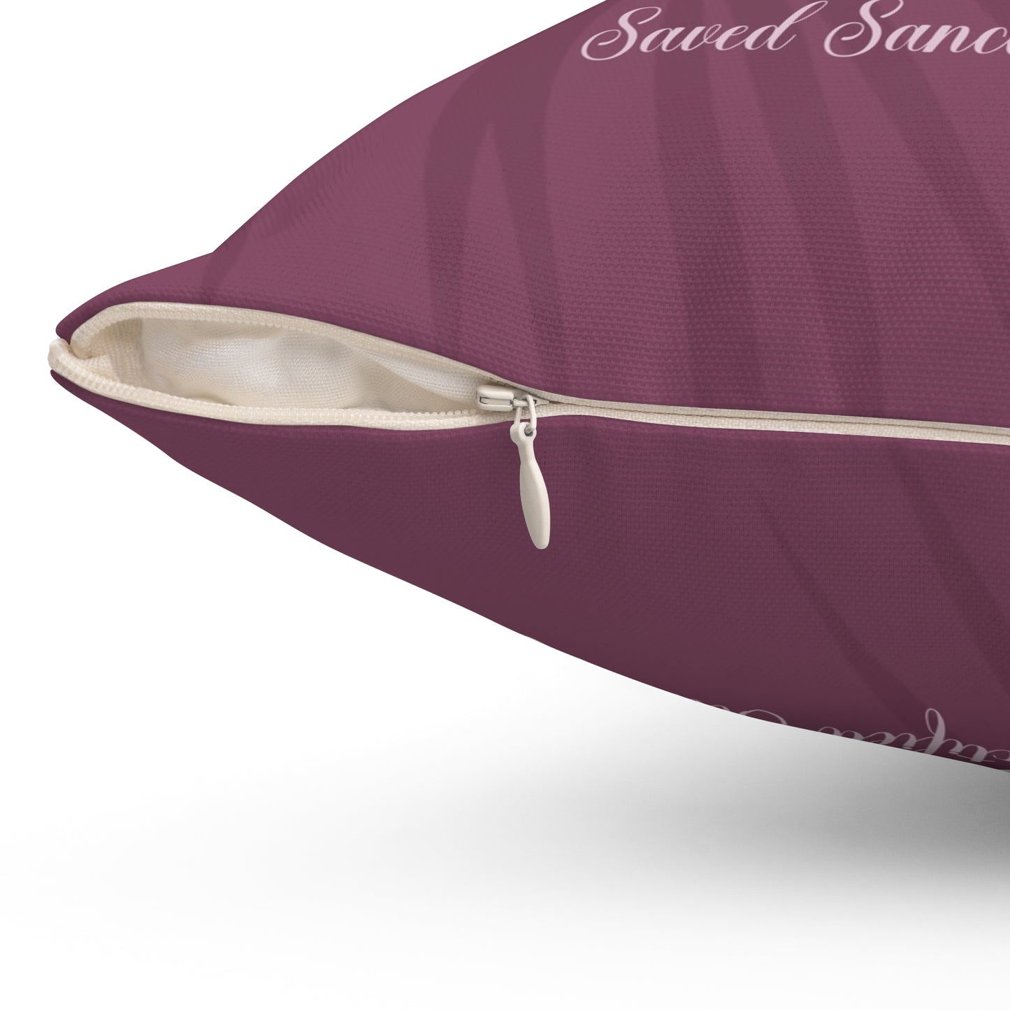 Saved 2 Polyester Square Pillow