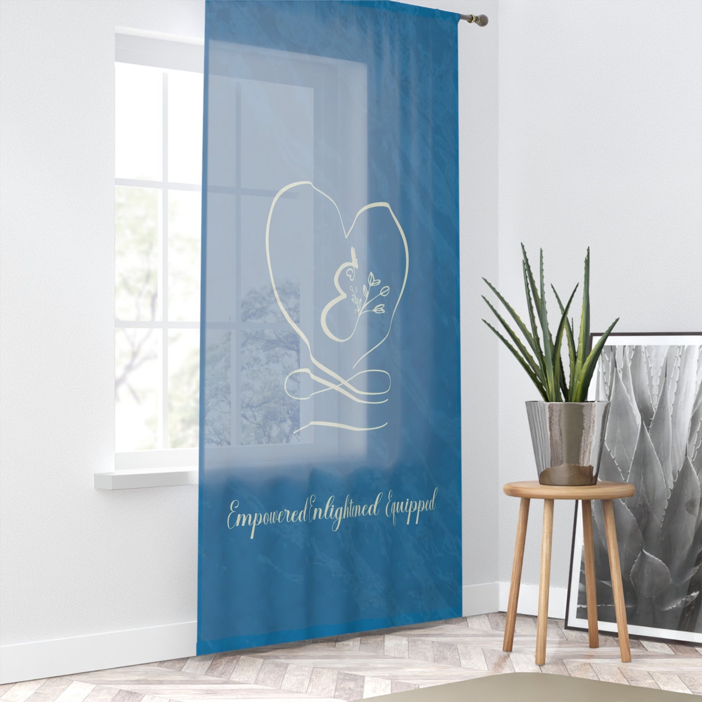 Empowered 2 Sheer Window Curtain