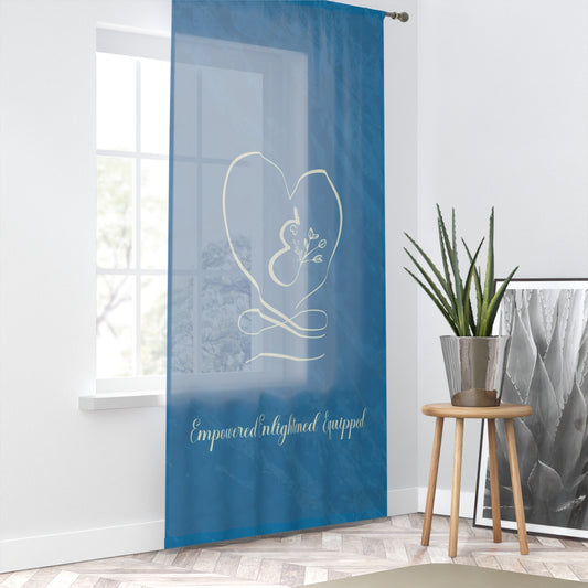 Empowered 2 Sheer Window Curtain
