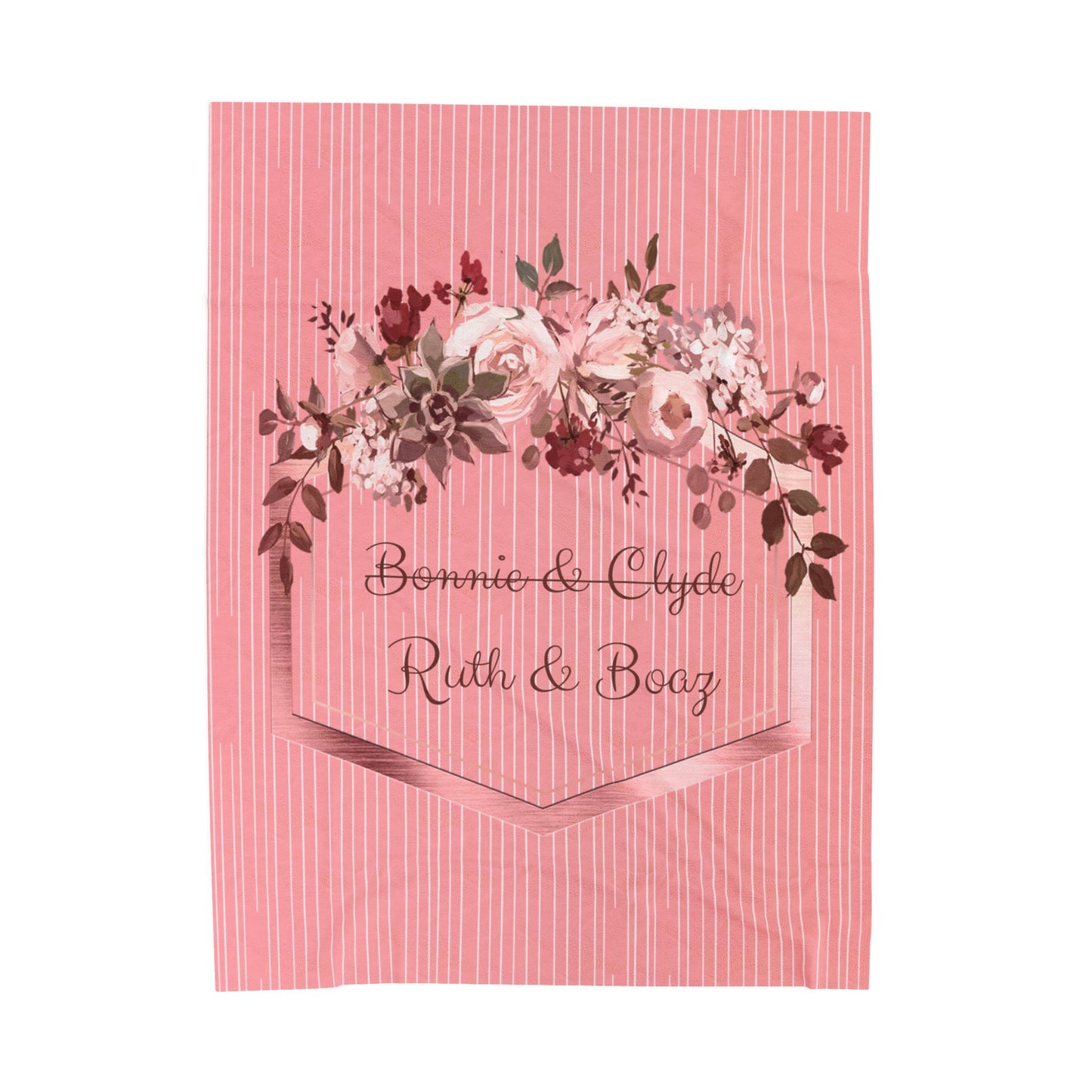 Ruth & Boaz Velveteen Plush Blanket