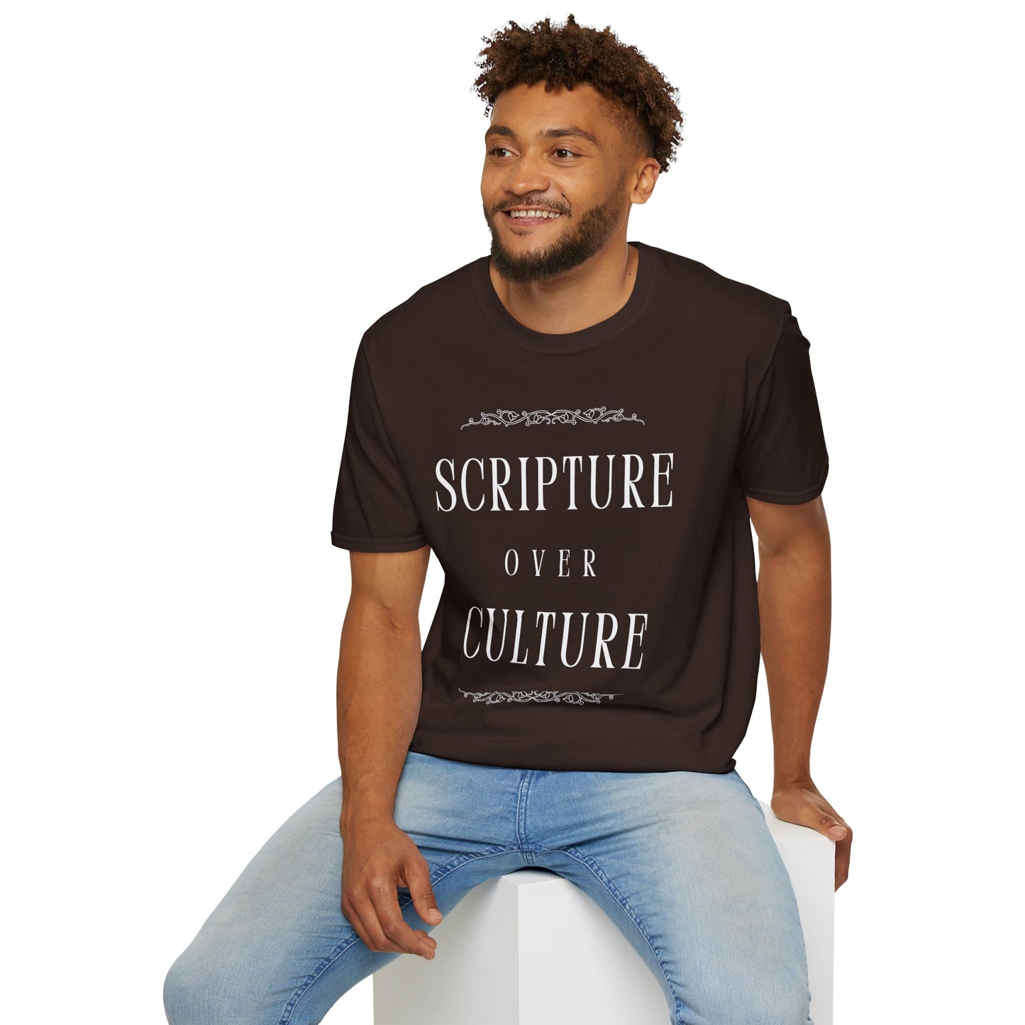 Scripture over Culture Unisex Softstyle T-Shirt