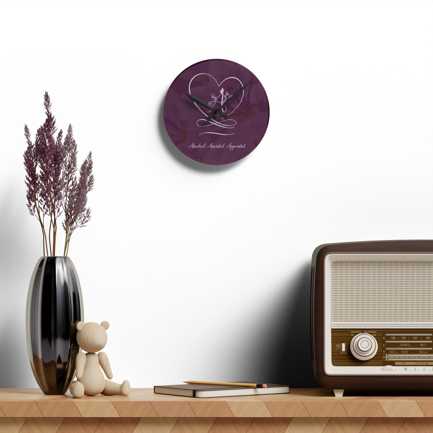 Anointed 2 Acrylic Wall Clock